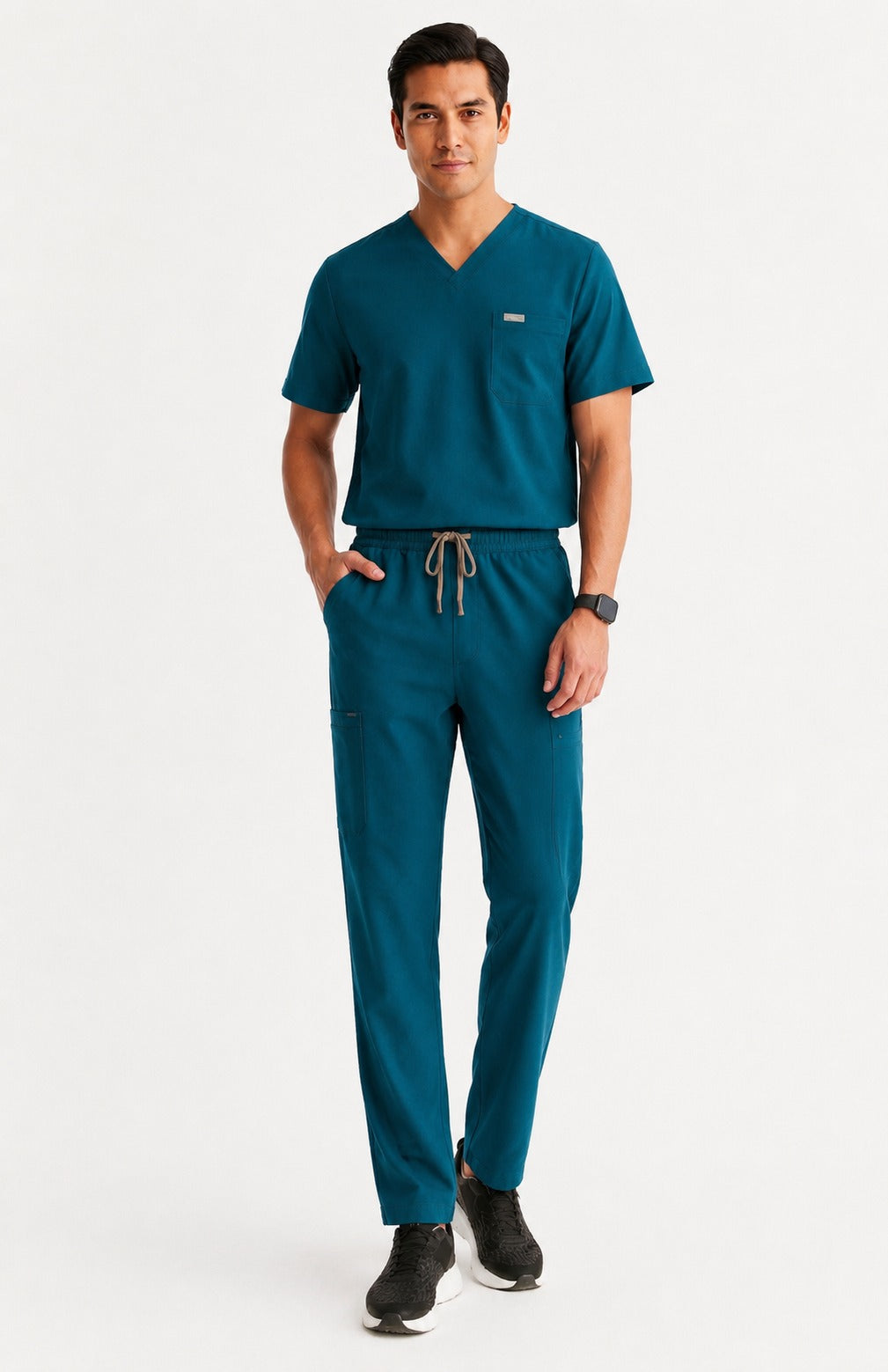 Men Eco Aware Performance Aqua Blue Scrubs