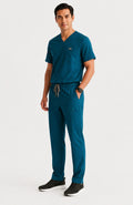 Men Eco Aware Performance Aqua Blue Scrubs