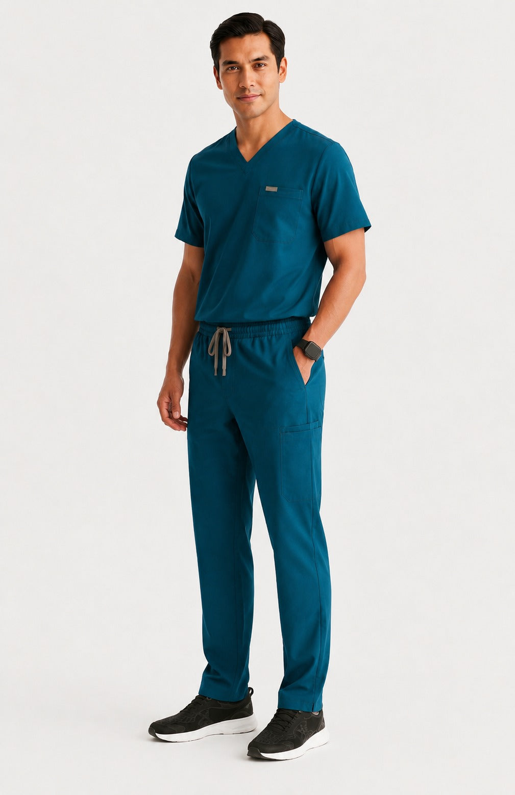 Men Eco Aware Performance Aqua Blue Scrubs