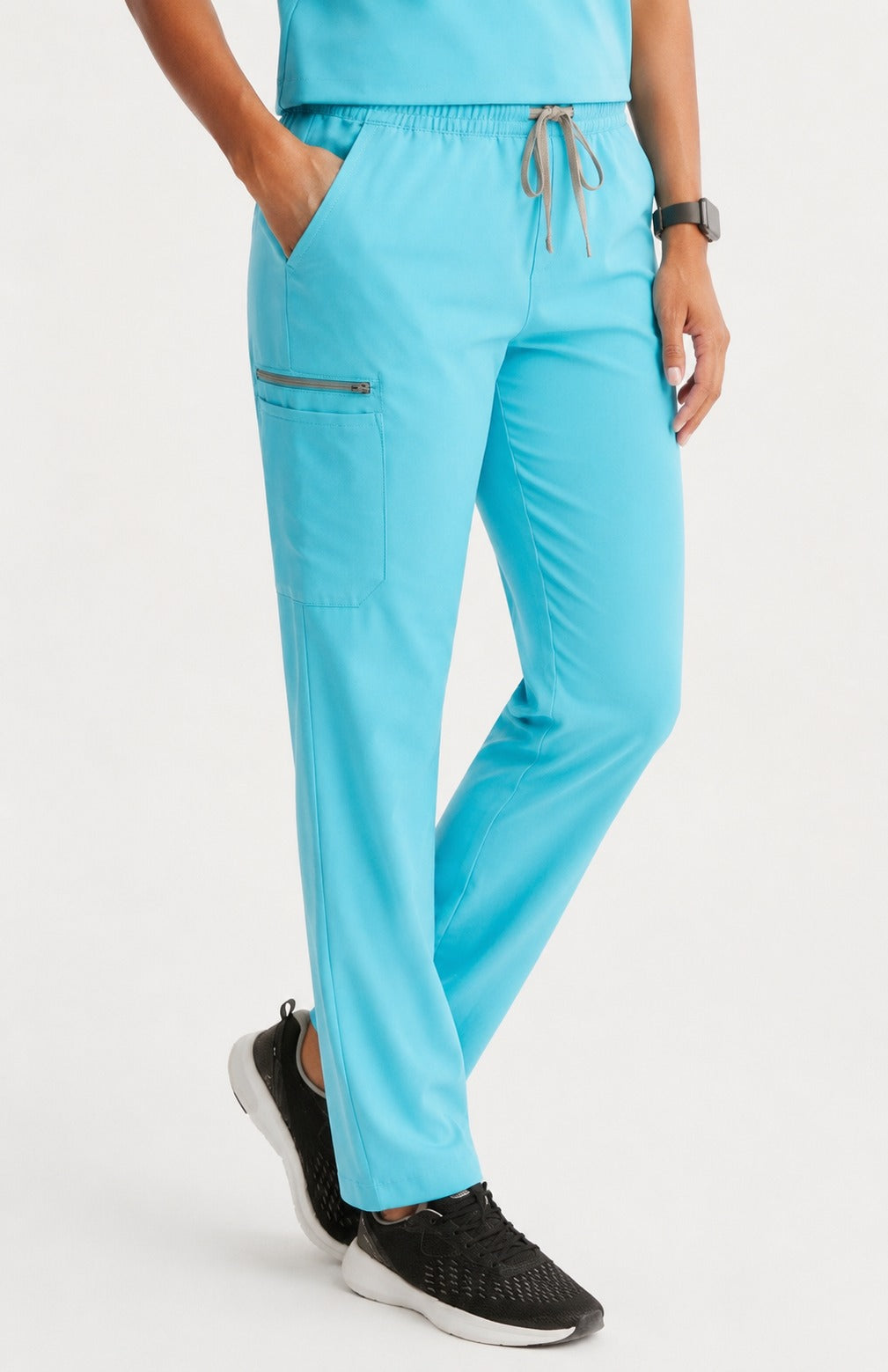 Women Eco Aware Performance Aqua Blue Scrubs