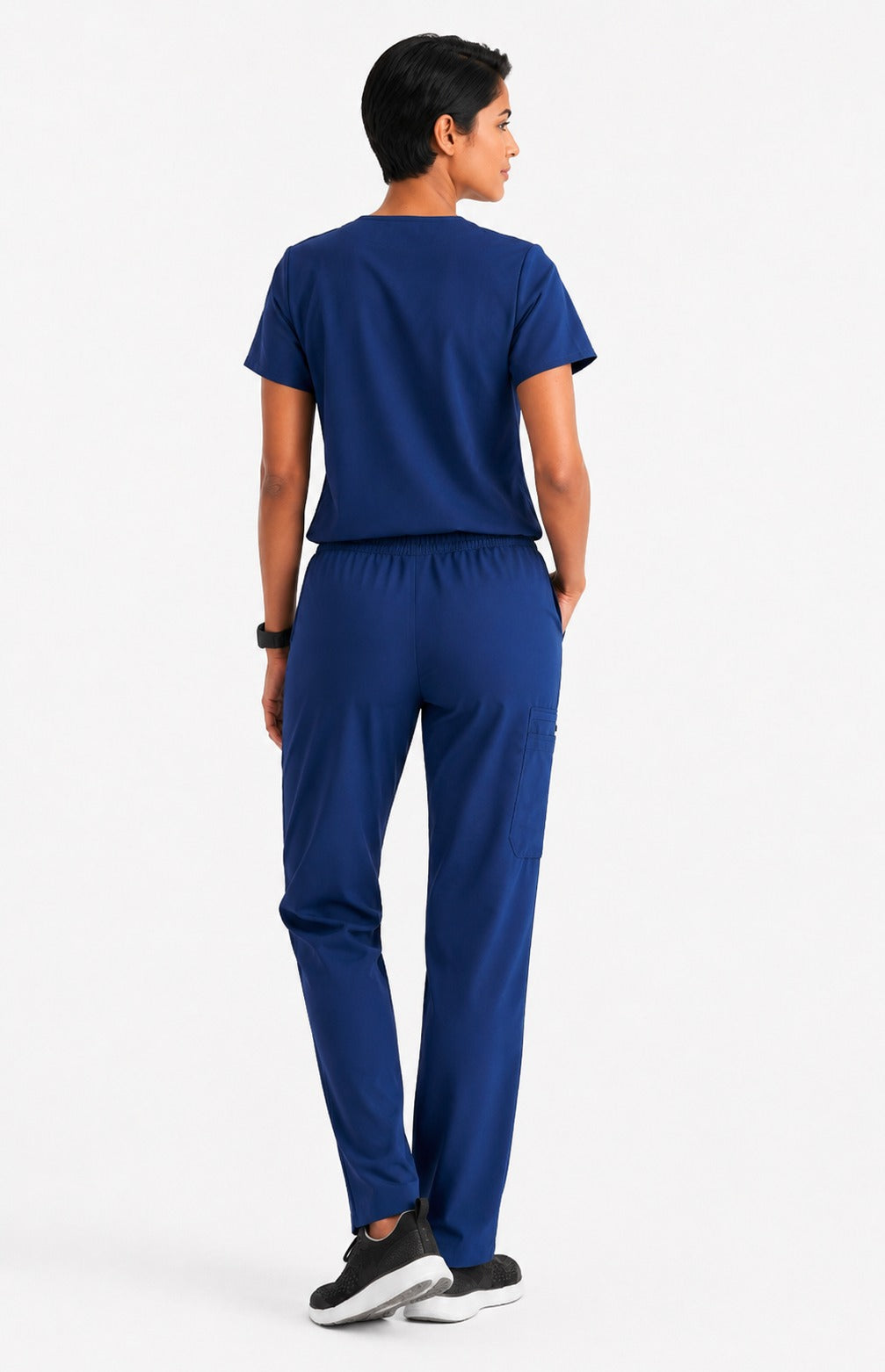 Women Eco Aware Performance Dark Blue Scrubs