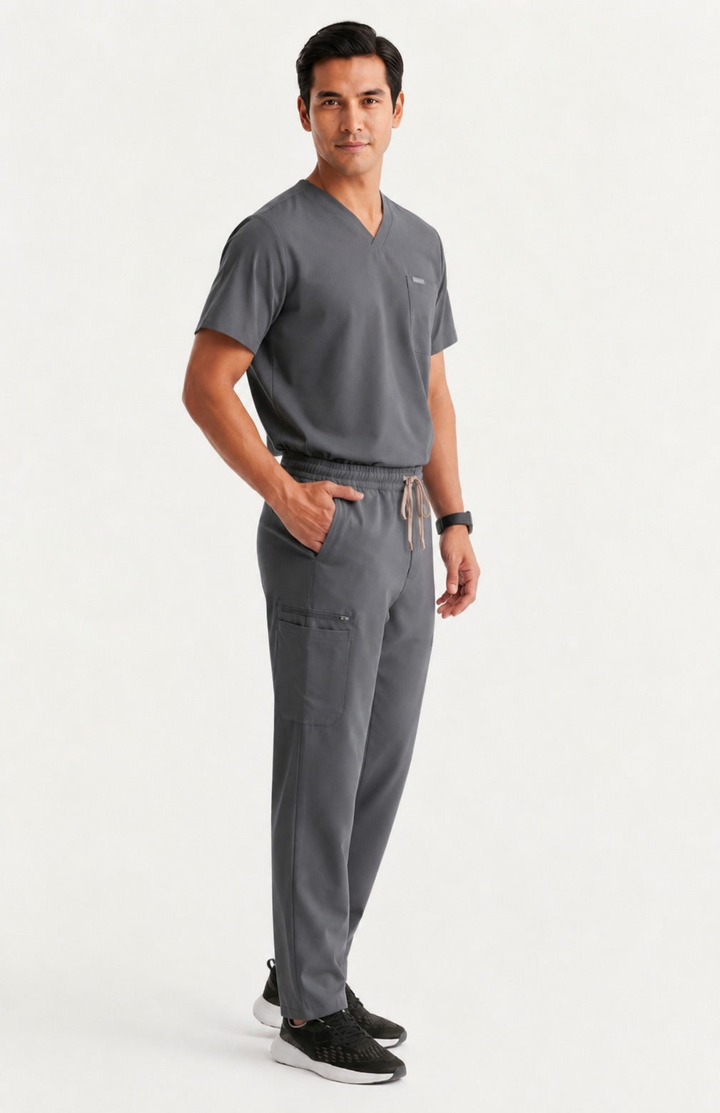 Men Eco Aware Performance Slate Grey Scrubs