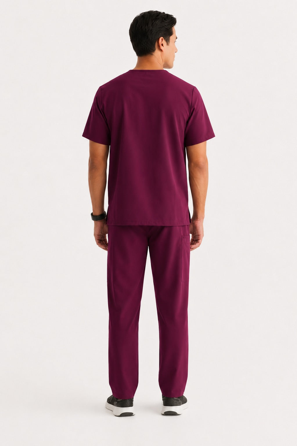Men Eco Aware Performance Burgundy Scrubs