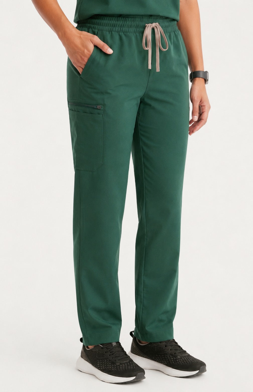 Women Eco Aware Performance Dark Green Scrubs