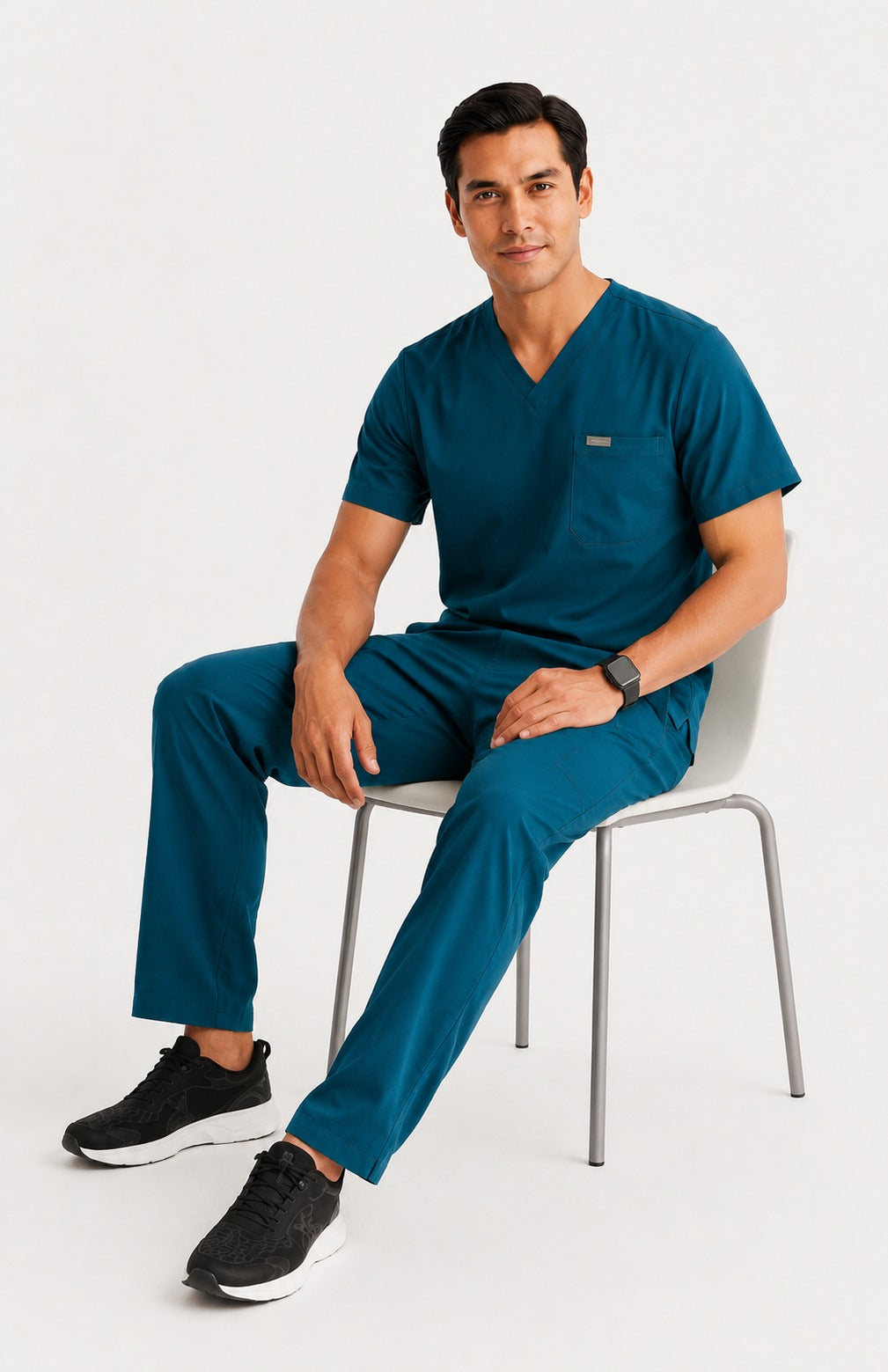 Classic Performance Aqua Blue Scrubs (AirEdge Fabric)