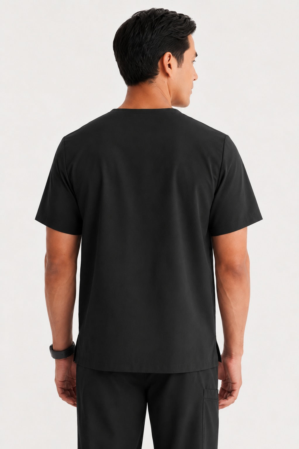 Men Eco Aware Performance Black Scrubs