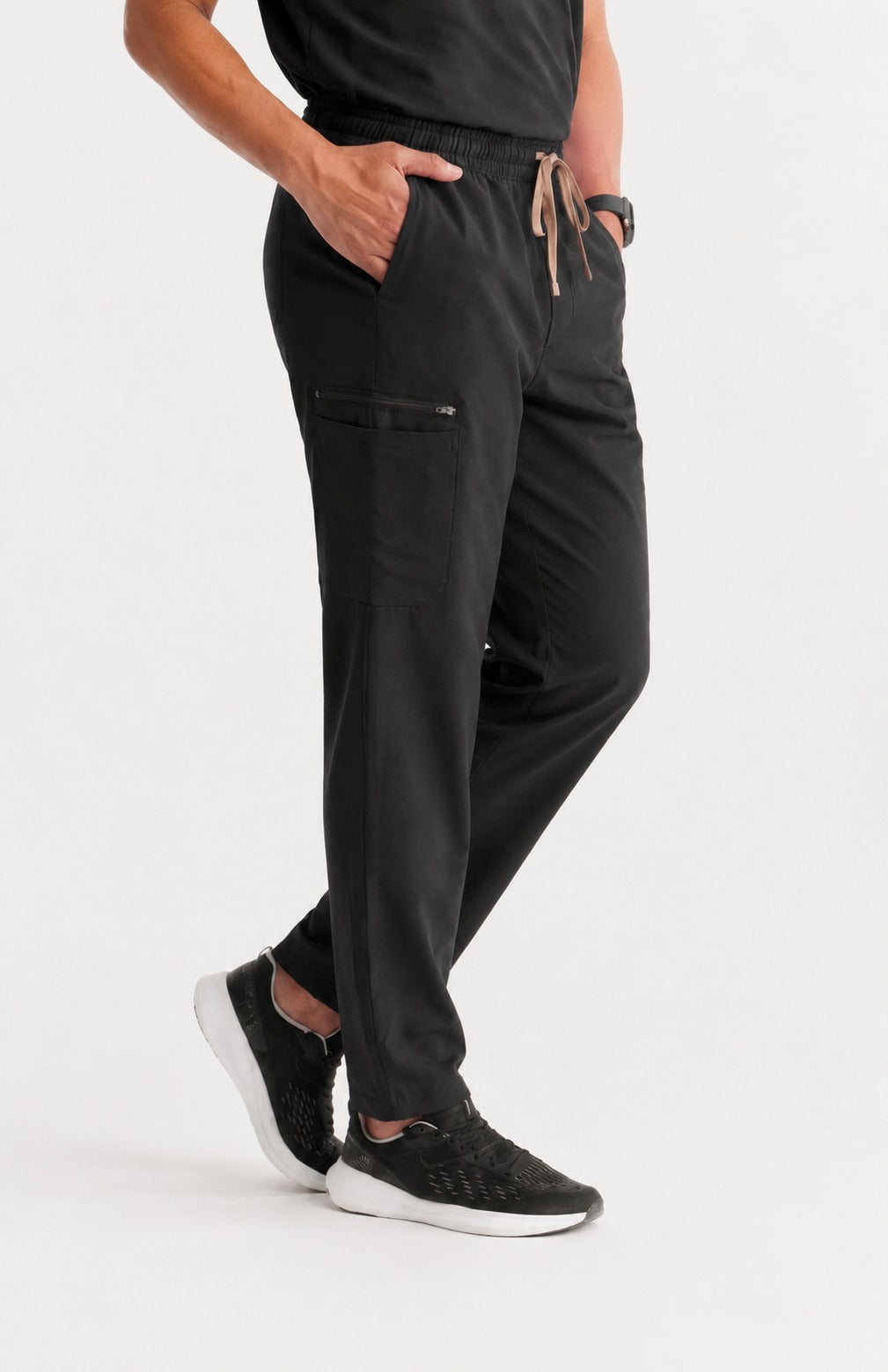 Men Eco Aware Performance Black Scrubs