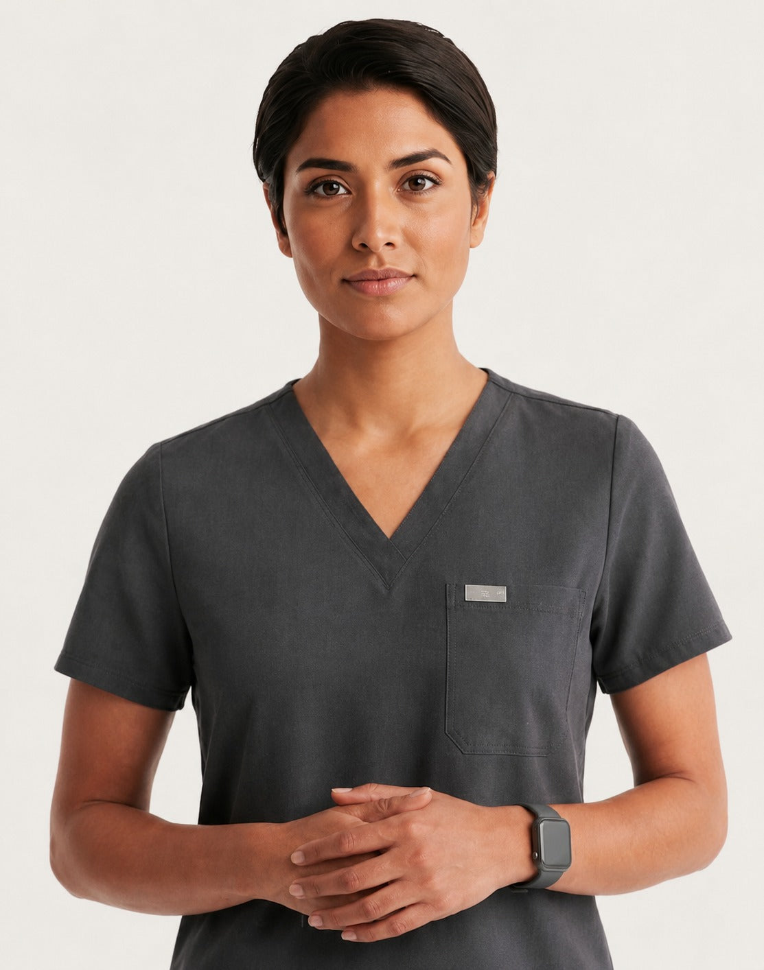 Women Classic Performance Slate Grey Scrubs (AirEdge Fabric)